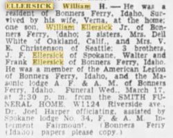 William Herman Ellersick Sr.