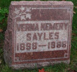 Verna <I>Kemery</I> Sayles 