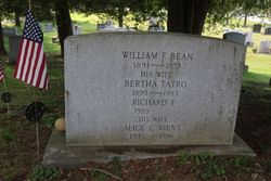 William F Bean 