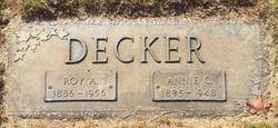 Roy Adelbert Decker 