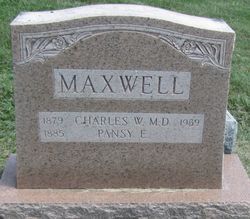 Pansy E <I>Miller</I> Maxwell 