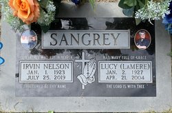 Lucy <I>LaMere</I> Sangrey 