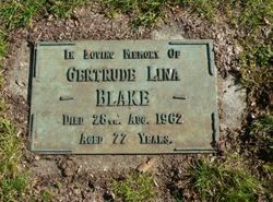 Gertrude Lina <I>Smith</I> Blake 