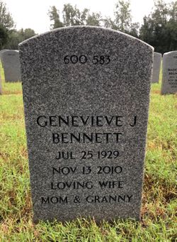 Genevieve J <I>Casto</I> Bennett 