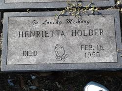 Henrietta <I>Smith</I> Holder 