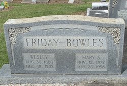 Mary S. <I>Jones</I> Bowles 