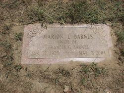 Marion L. <I>Harrop</I> Barnes 