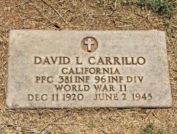 PFC David L. Carrillo 