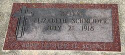 Elizabeth J. “Betty” Schneider 