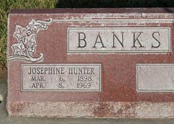 Josephine <I>Hunter</I> Banks 