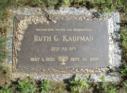 Ruth <I>Goldstein</I> Kaufman 
