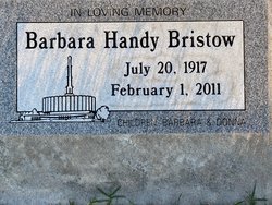 Barbara Samuelson <I>Handy</I> Bristow 