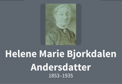 Helene Marie <I>Bjorkdalen</I> Abrahamsen 