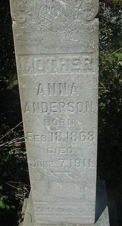 Anna <I>Ness</I> Anderson 