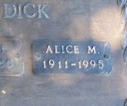 Alice Mary <I>Lagomarsino</I> Dick 