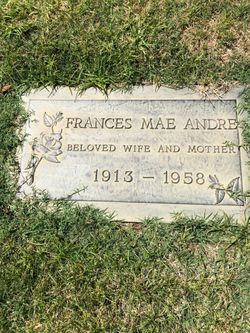 Frances Mae <I>Montgomery</I> Andre 