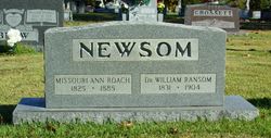 Missouri Ann <I>Newsom</I> Newsom 