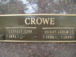 Shirley <I>Larrimore</I> Crowe 