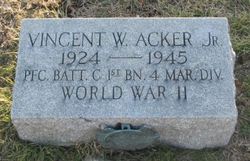 PFC Vincent W Acker Jr.