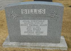 Julia <I>Constable</I> Billes 