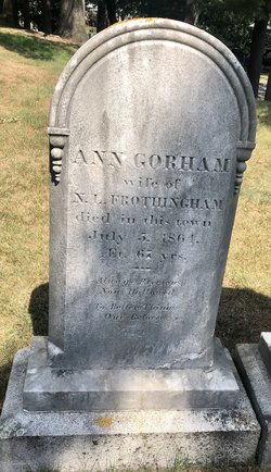 Ann <I>Gorham</I> Frothingham 