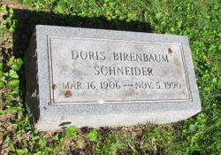 Doris <I>Birenbaum</I> Schneider 