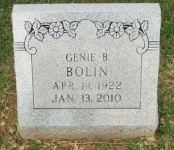 Genie Bell <I>Aiken</I> Bolin 