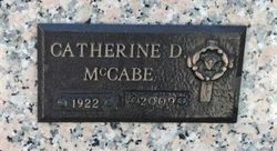 Catherine D <I>Ziegler</I> McCabe 
