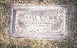 Gladys Myrtle <I>Yeakley</I> Brown Hamilton 