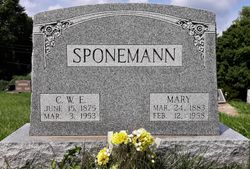 Mary <I>Wesemann</I> Sponemann 