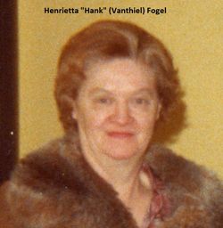 Henrietta Jeanette “Hank” <I>Van Thiel</I> Fogel 