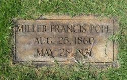 Miller Francis “Frank” Pope 