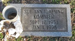 Susan Ann “Sue” <I>Blaesing</I> Kommer 