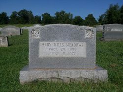 Mary Scott <I>Mills</I> Meadows 