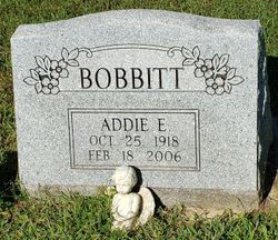 Addie Elizabeth <I>Stringer</I> Bobbitt 