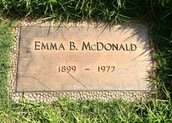 Emma Burleson <I>MacDonnell</I> McDonald 