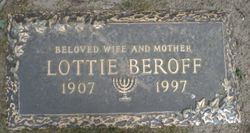 Charlotte “Lottie” <I>Carlin</I> Beroff 