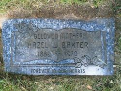 Hazel Winona <I>Stottlemeyer</I> Baxter 