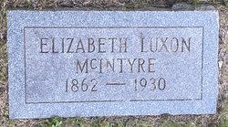 Elizabeth <I>Luxon</I> McIntyre 