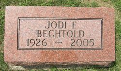 Josephine F “Jodi” <I>Scampmorte</I> Bechtold 
