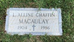 L Alline <I>Chaffin</I> Macaulay 