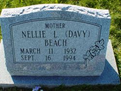 Nellie Lucille <I>Davy</I> Beach 