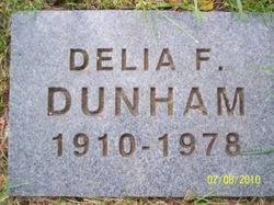 Delia F <I>Goddard</I> Dunham 