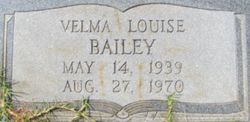 Velma Louise <I>Windham</I> Bailey 