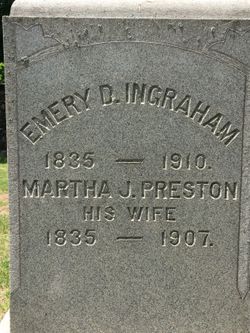 Martha J <I>Preston</I> Ingraham 