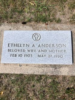 Ethelyn Alssoleith <I>Brown</I> Anderson 