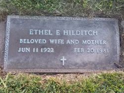 Ethel Elizabeth <I>Barringer</I> Hilditch 