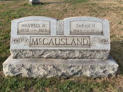 Sarah H “Sallie” <I>Terrell</I> McCausland 