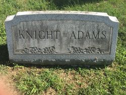 Anna Cora “Annie” <I>Adams</I> Knight 