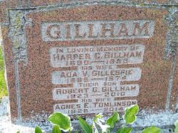 Ada Victoria <I>Gillespie</I> Gillham 